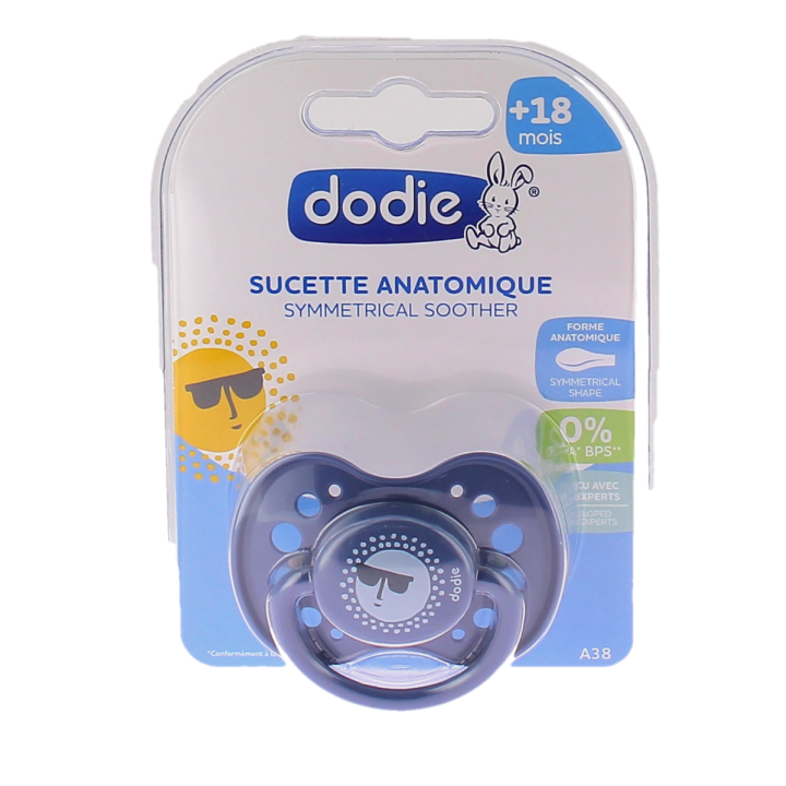 Sucette anatomique +18mois Dodie - une sucette