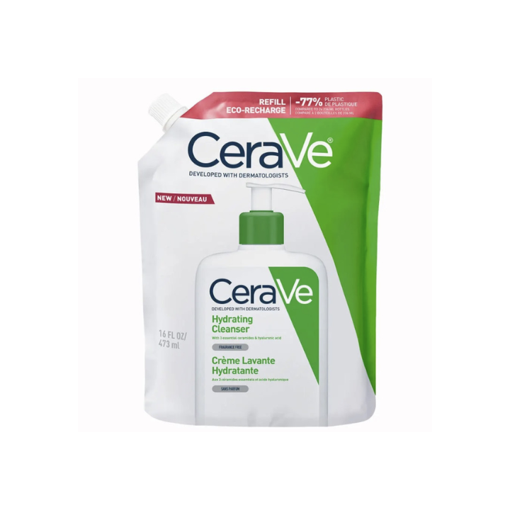 Crème lavante hydratante Cerave - éco-recharge de 473ml