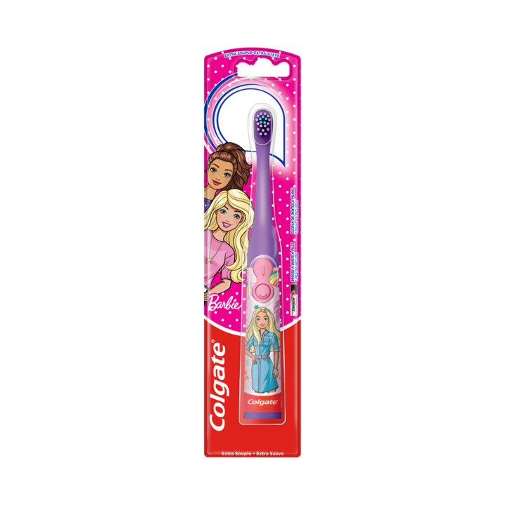 Brosse à dents électrique Barbie Colgate - 1 brosse à dents