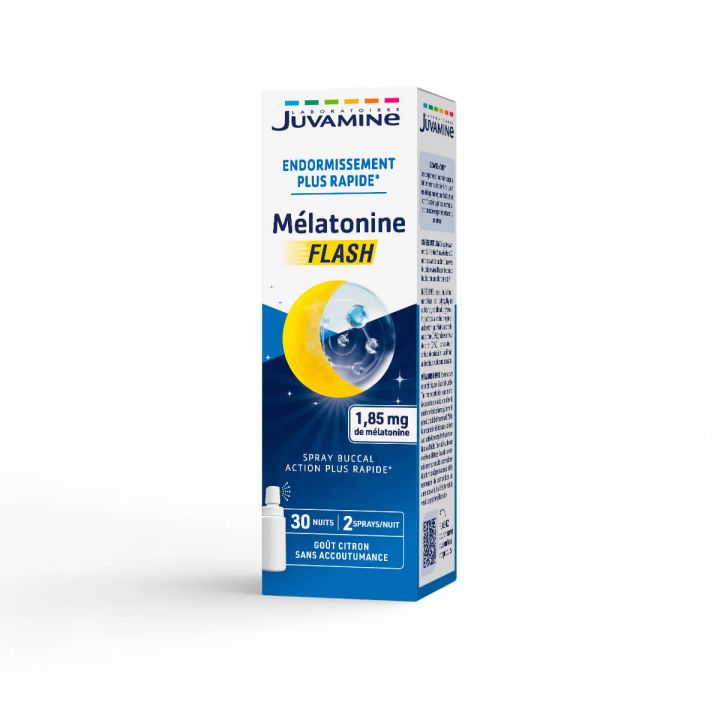 Sommeil Mélatonine spray buccal Juvamine - spray de 15 ml