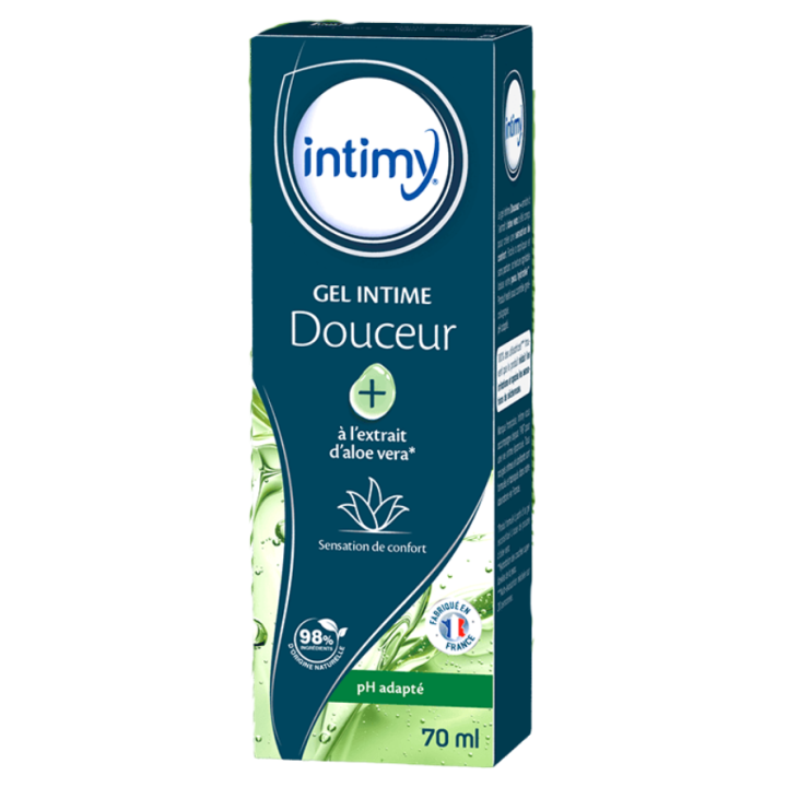 Gel intime douceur à l'extrait d'aloe vera Intimy - tube de 70ml
