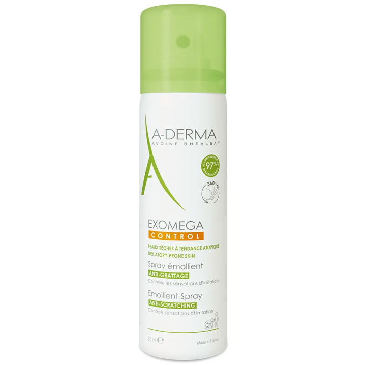 Exomega control spray émollient A-Derma - spray de 200ml