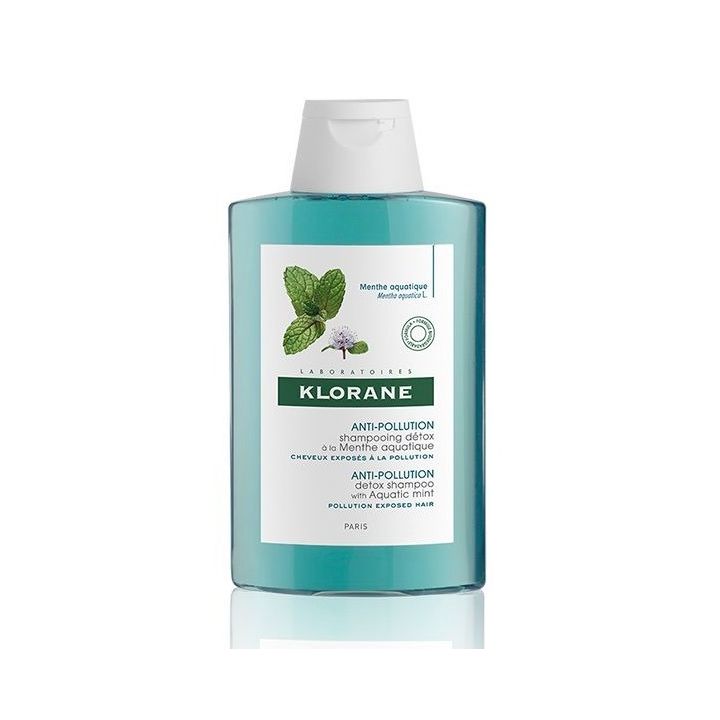 Shampooing détox menthe aquatique bio Klorane - flacon de 200ml