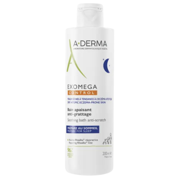 Exomega Control bain apaisant anti-grattage A-Derma - flacon de 200ml