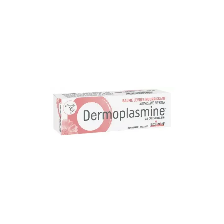 Dermoplasmine baume lèvres nourrissant au Calendula bio Boiron - tube de 10g