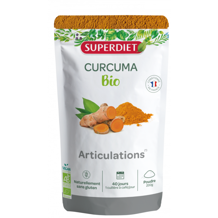 Curcuma bio Superdiet - sachet de 200 g