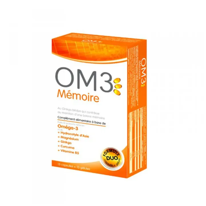 Mémoire OM3 - boite de 15 capsules + 15 gélules 