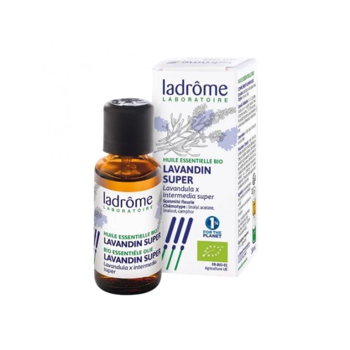 Huile essentielle lavandin super Bio Ladrôme - Flacon de 10ml