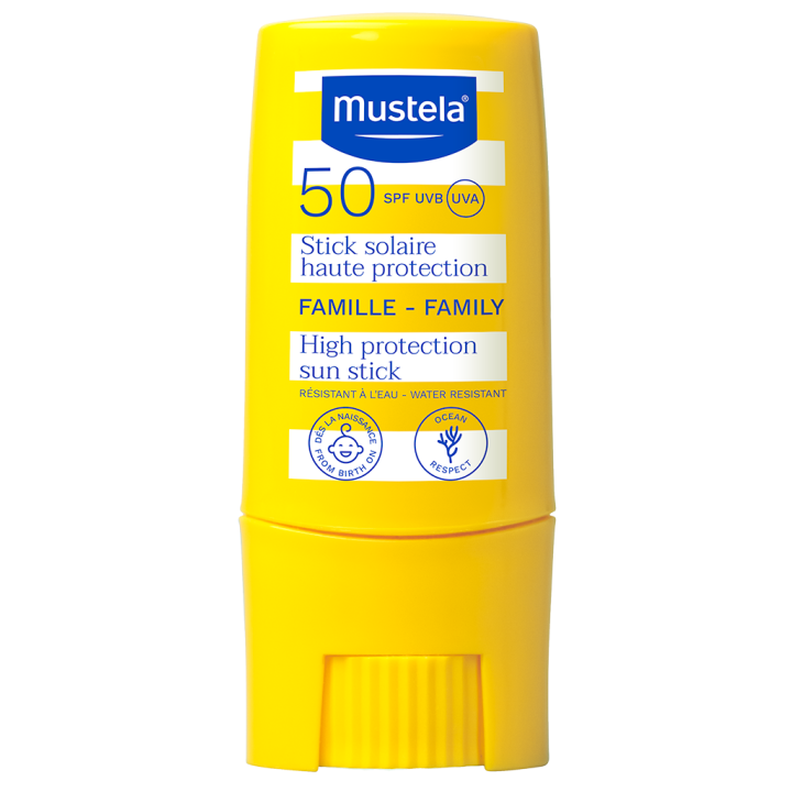 Stick solaire SPF 50 famille Mustela - stick de 9g