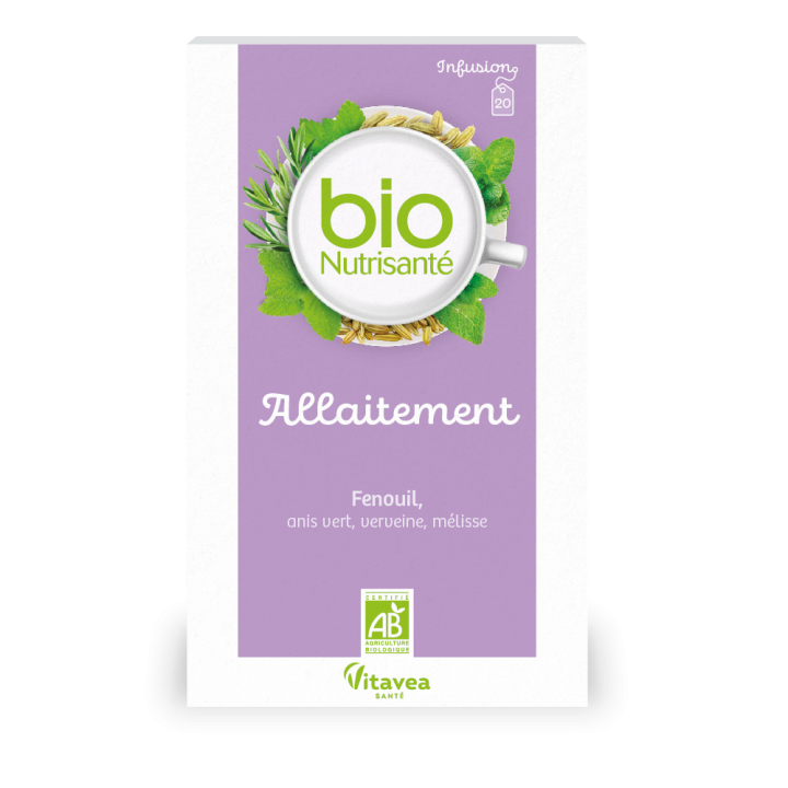 Infusion Allaitement Fenouil Bio Nutrisanté - 20 sachets