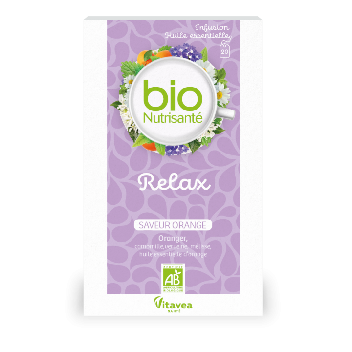 Infusion Relax bio Nutrisanté - 20 sachets