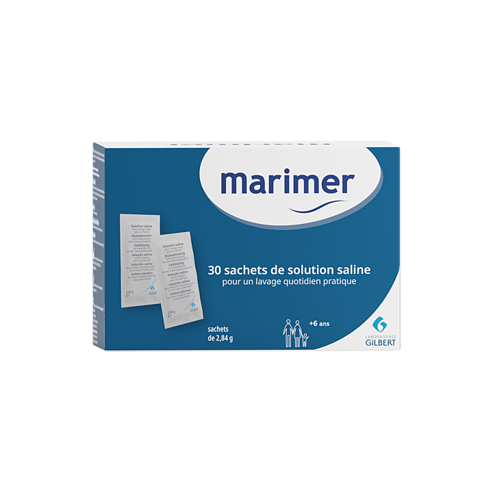 Marimer solution saline pour lavage nasal - boîte de 30 sachets