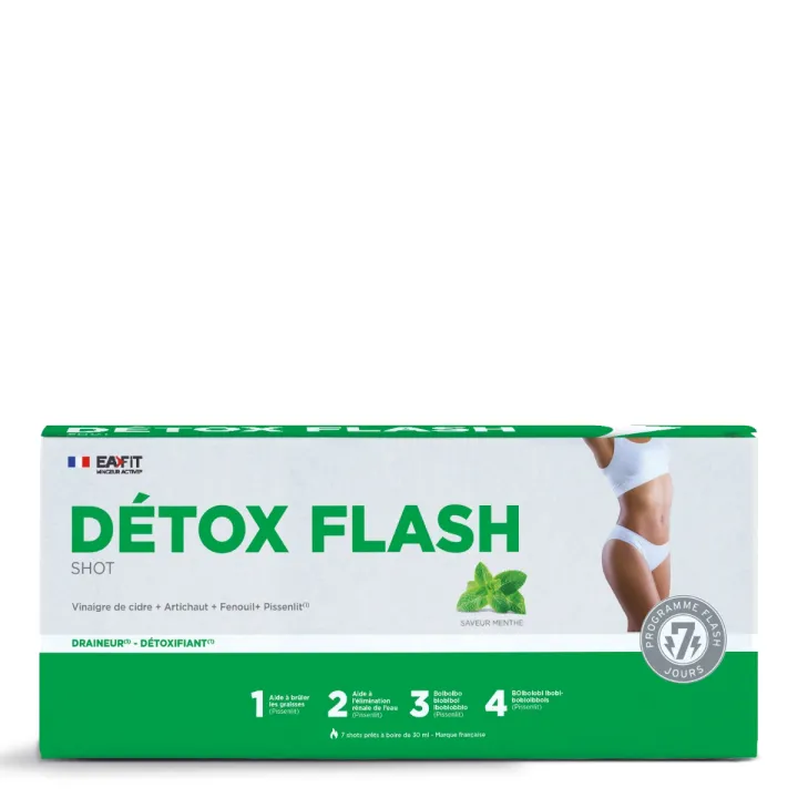 Détox Flash shot Eafit - boîte de 7 shots de 30ml