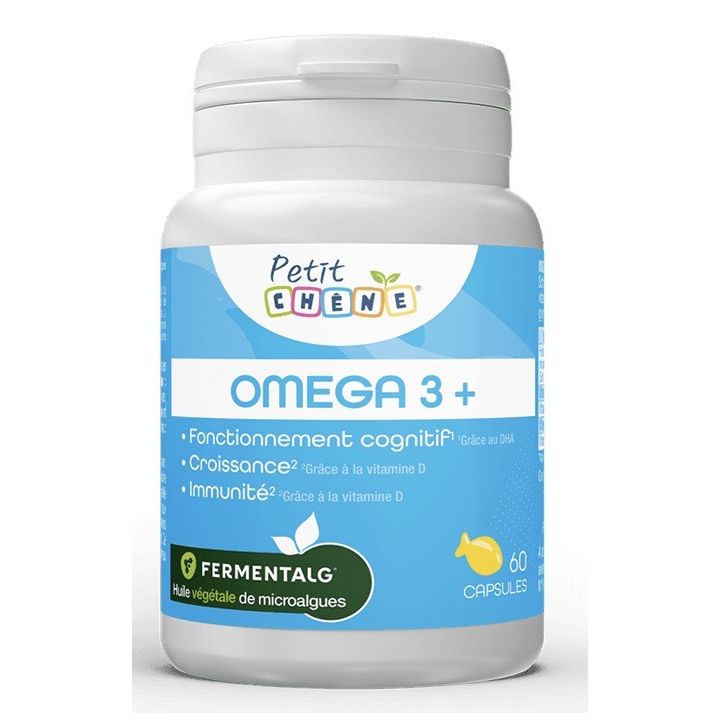 Petit Chêne Omega 3+ Les 3 Chênes - boîte de 60 capsules
