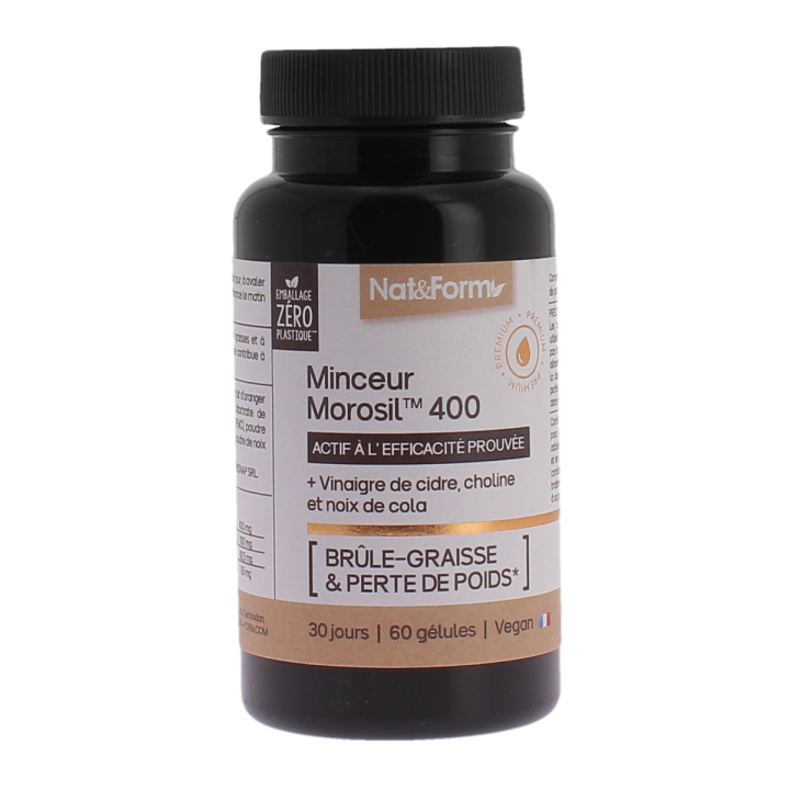 Minceur morosil 400 brûle graisse et perte de poids Nat&form - pot de 60 gélules