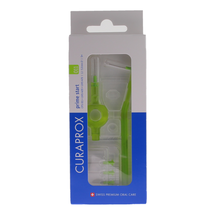 Set de brossettes interdentaires prime start taille 011 Curaprox - boite de 5 brossettes