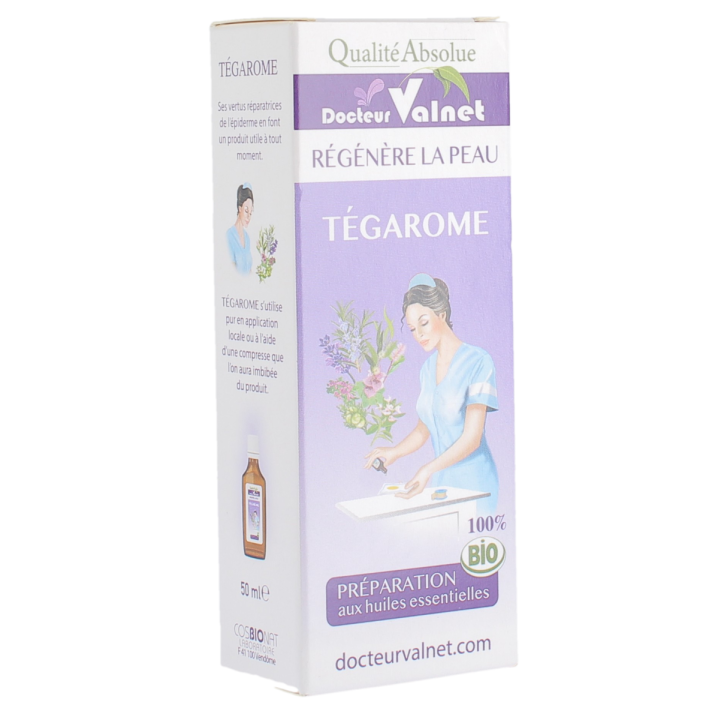 Tégarome régénérateur de peau bio Dr Valnet - flacon de 50ml