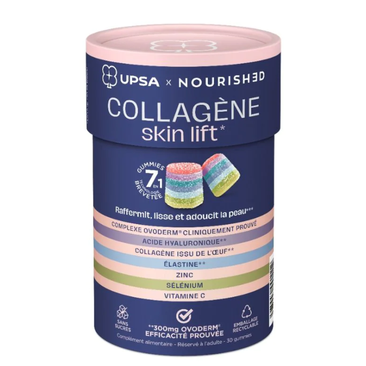 Collagène skin lift Upsa - pot de 30 gummies