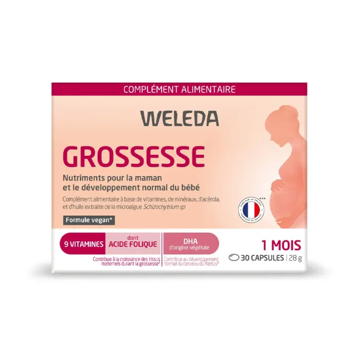 Grossesse Weleda - boîte de 30 capsules 