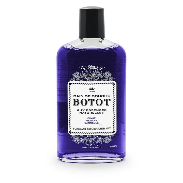 Bain de bouche Figue menthe cannelle Botot - flacon de 250 ml