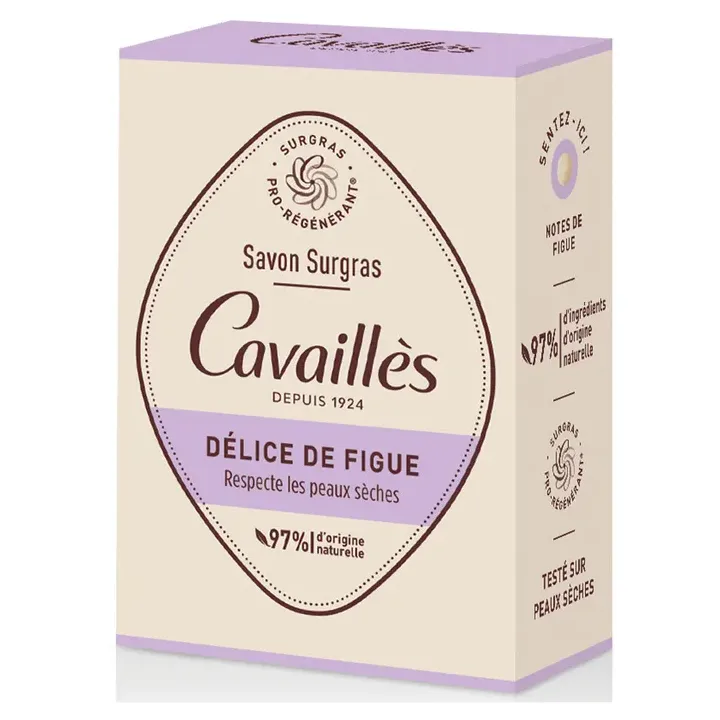 Savon surgras délice de figue Rogé Cavaillès - pain de 100g