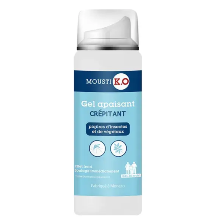 Mousti K.O gel apaisant crépitant Marque Verte - flacon de 50ml