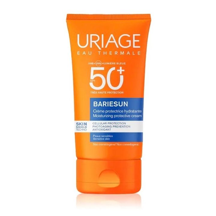 Bariésun crème protectrice hydratante SPF50+ sans parfum Uriage - tube de 50ml