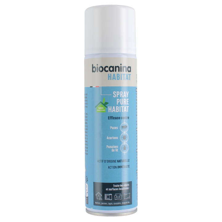 Pure habitat spray antiparasitaire Biocanina - spray de 200ml