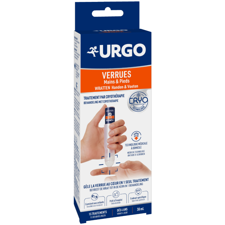 Verrues mains et pieds Urgo - flacon de 38 ml (15 traitements)