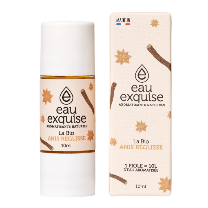 Eau exquise la bio anis réglisse AGST Developpement - flacon compte-gouttes de 10ml