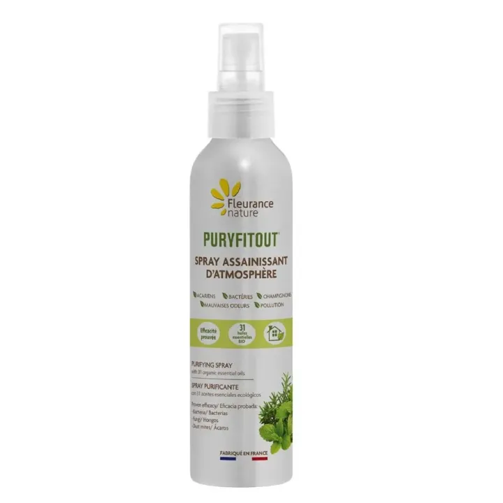 Puryfitout spray assainissant aux 31 huiles essentielles Fleurance nature - spray de 200ml