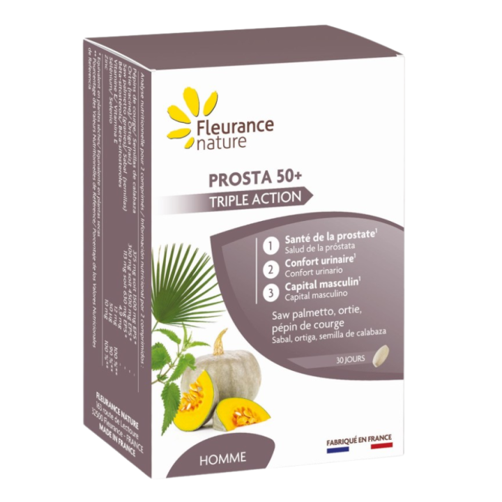 Prosta 50+ triple action Fleurance nature - boîte de 60 comprimés 