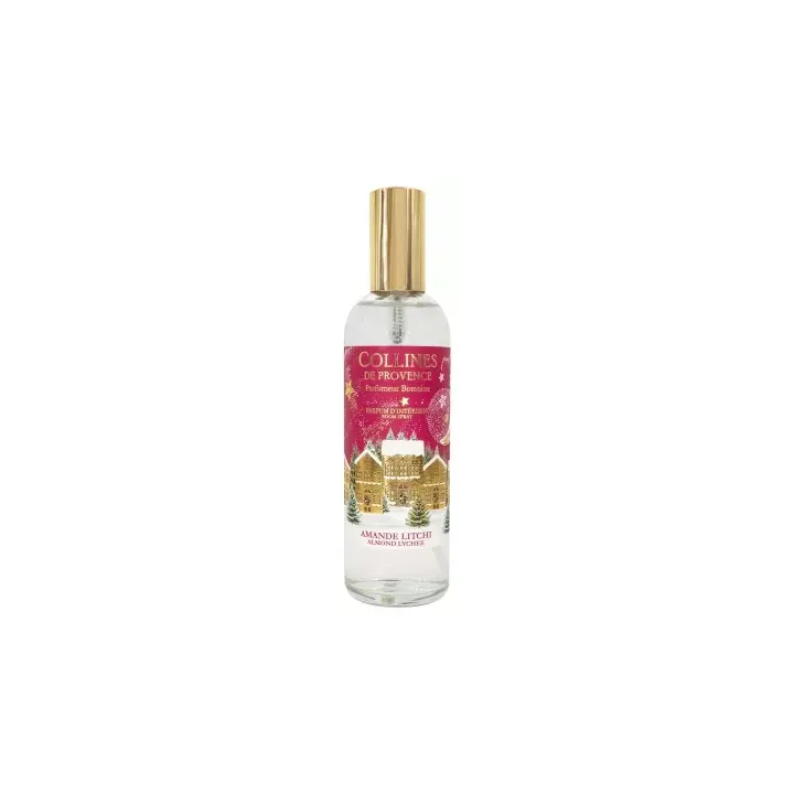 Parfum d'intérieur Amande litchi Collines de Provence - spray de 100ml
