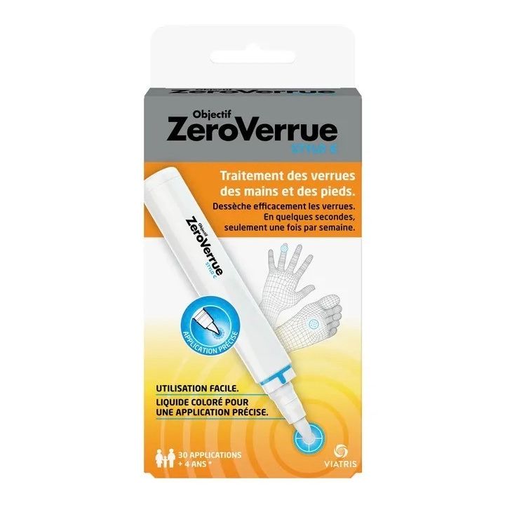 Objectif ZeroVerrue Stylo C mains et Pieds Viatris - 1 stylo de 3ml