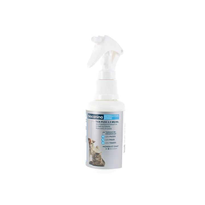 Tick-Puss 2,5 mg/ml Biocanina - spray de 100ml