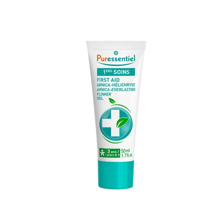 1ers soins arnica-hélichryse gel Puressentiel - tube de 50ml