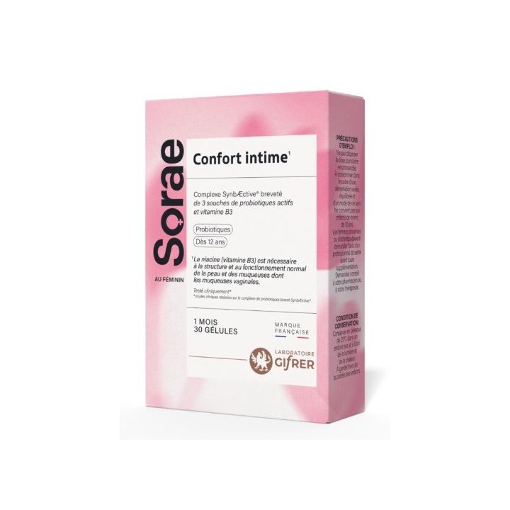 Sorae Confort intime Gifrer - boite de 30 gélules