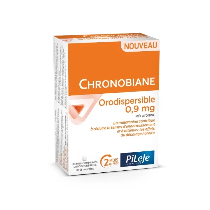 Chronobiane orodispersible 0,9mg Pileje - boite de 60 mini-comprimés orodispersibles