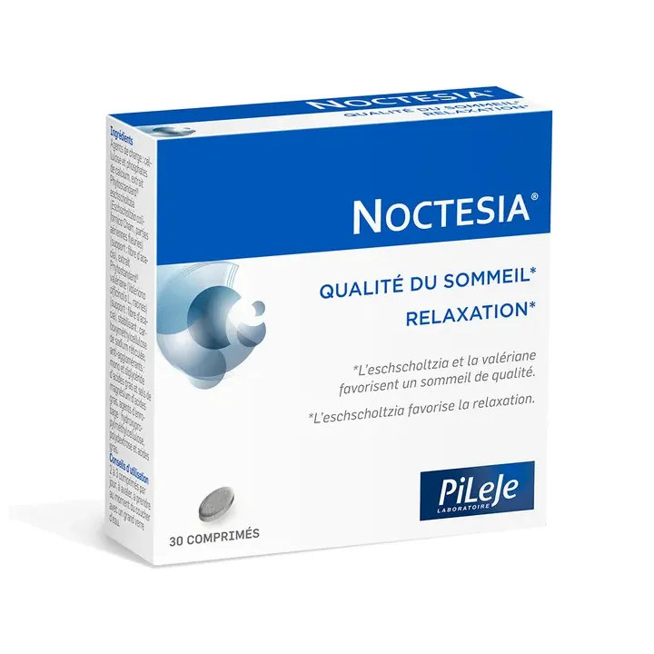 Noctesia qualité du sommeil et relaxation Pileje - boîte de 30 comprimés