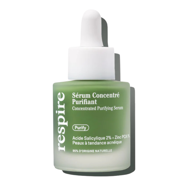 Sérum concentré purifiant Respire - flacon-pipette de 30ml