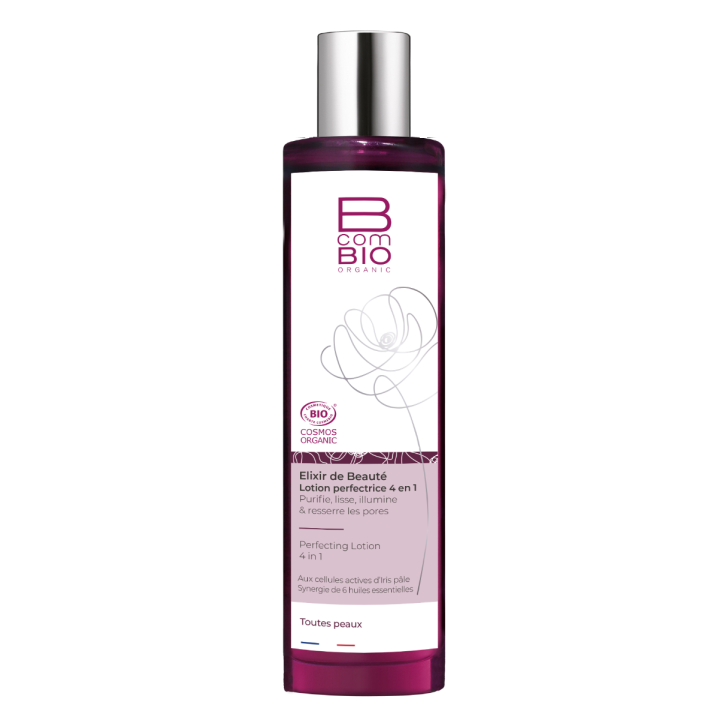Elixir de beauté Lotion perfectrice 4 en 1 bio Bcombio - flacon de 200ml