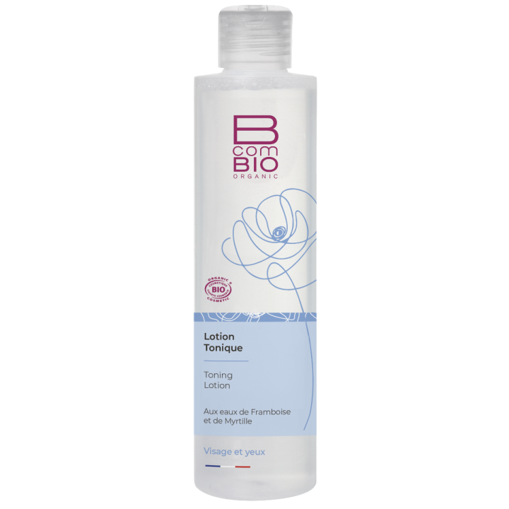 Lotion Tonique visage et yeux BcomBIO - flacon de 200 ml
