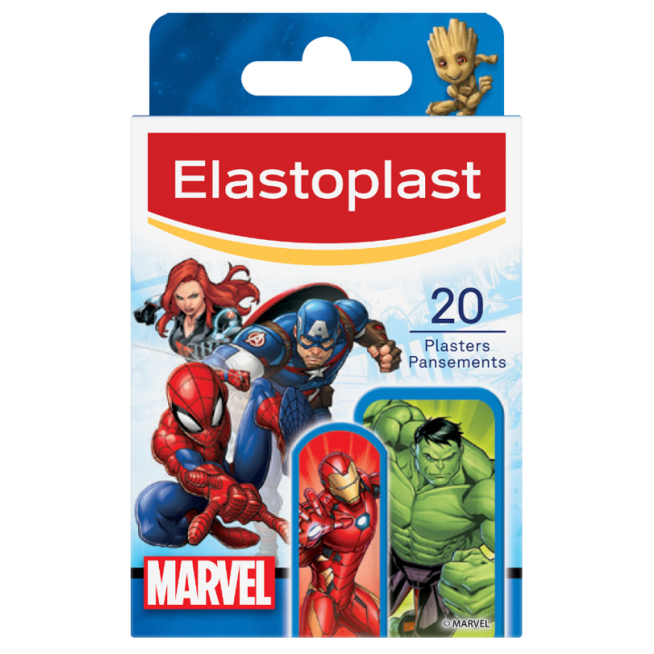 Pansements enfants Marvel Elastoplast - boite de 20 pansements