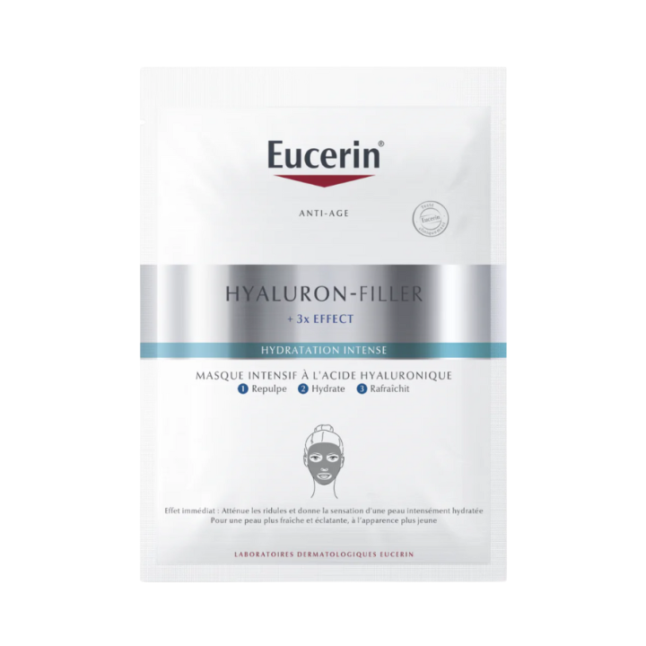 Masque intensif à l'acide hyaluronique Hyaluron-Filler + 3x Effect Eucerin - 1 sachet