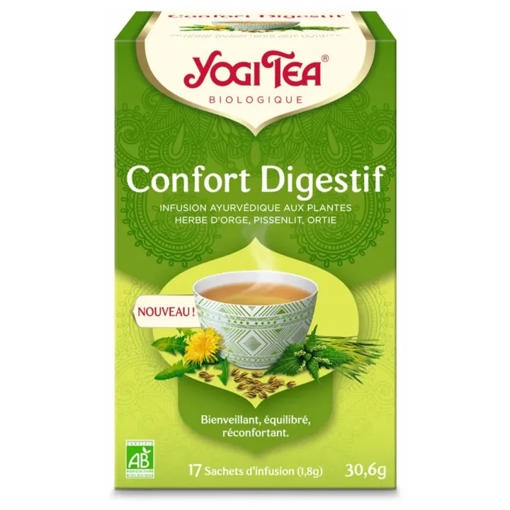 Confort digestif BIO Yogi Tea - boite de 17 sachets 