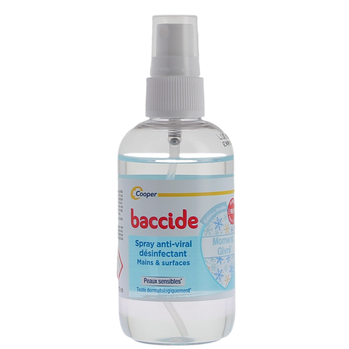 *GPT*Spray anti-viral désinfectant mains & surfaces moment givré Baccide - spray de 100ml