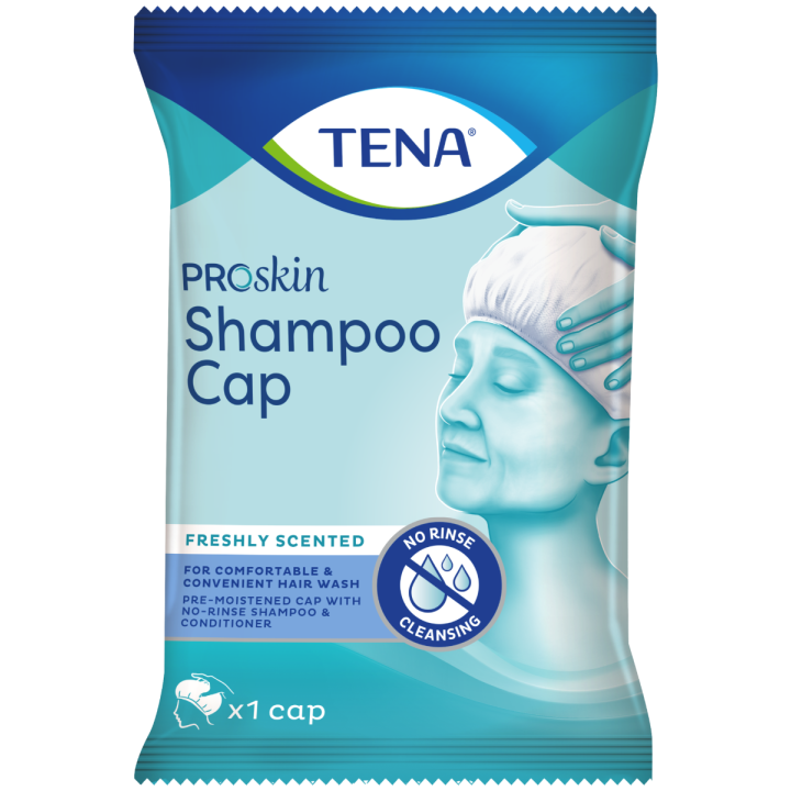 Shampoo Cap proskin Tena - 1 coiffe lavante jetable