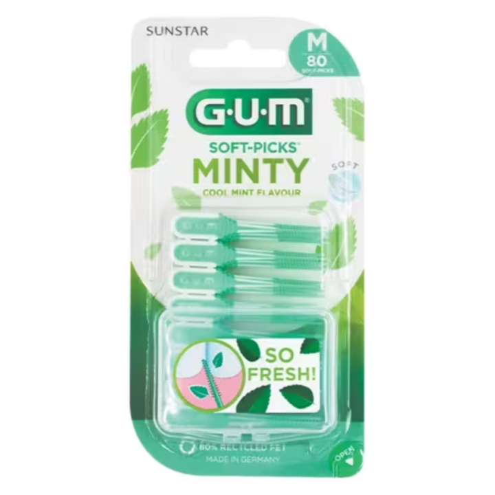 Soft-Picks Minty brossettes interdentaires Gum - 80 brossettes