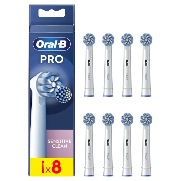 Pro sensitive clea brossettes brosse à dents électrique Oral-B - 8 brossettes 