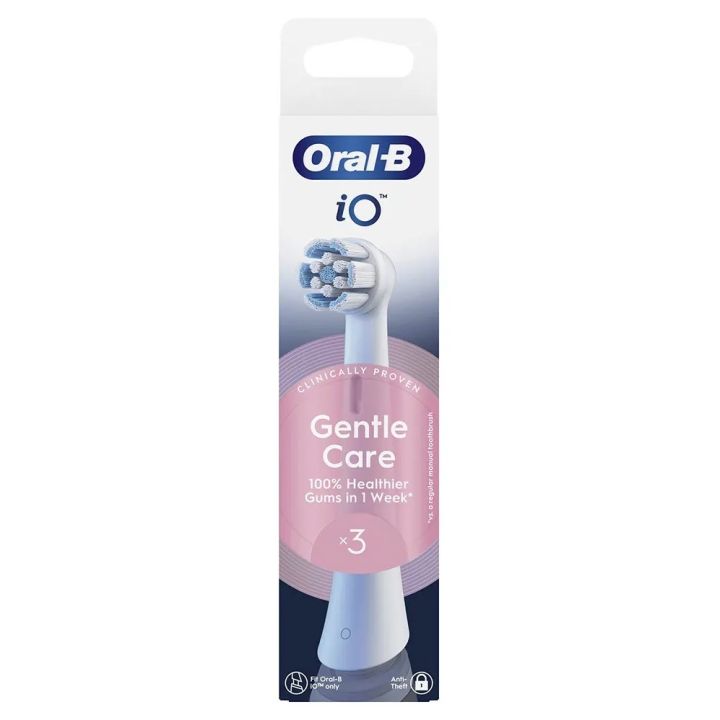 Brossettes de rechange Gentle Care iO Oral-B - lot de 3 brossettes